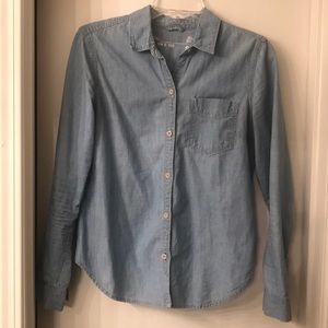 Gap 1969 Blue Chambray Shirt